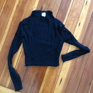 Princess Polly crop fitted turtleneck